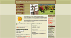 Desktop Screenshot of africanhorsesickness.co.za